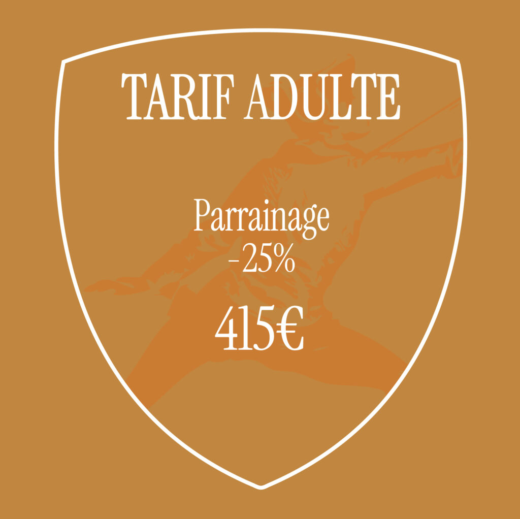 TARIF ADULTE - PARRAINAGE
